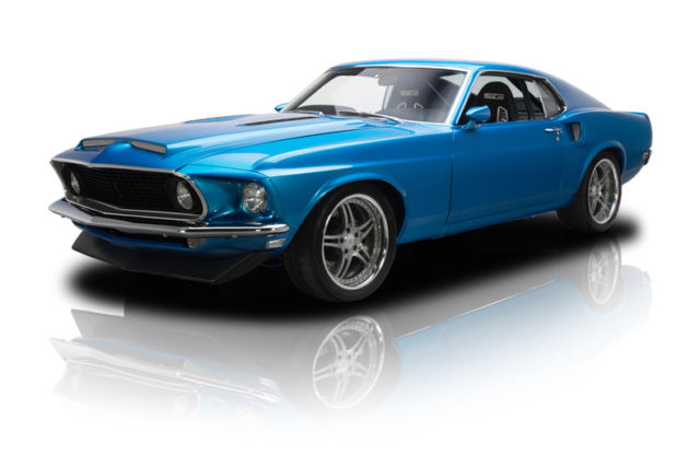 frame off built mustang pro touring supercharged efi 5.0l 530 hp t56 6 speed a/c