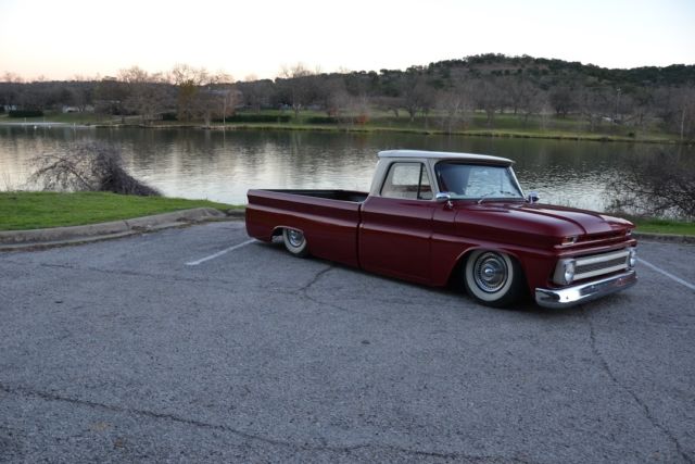 1966 bagged chevy c10 pick-up show truck complete restoration ~ready to drive~