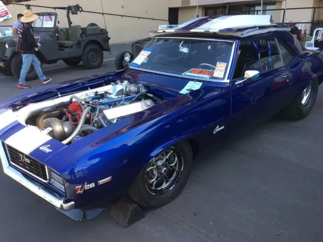 1969 camaro z28 big block turbo restomod race car hot rod - must see