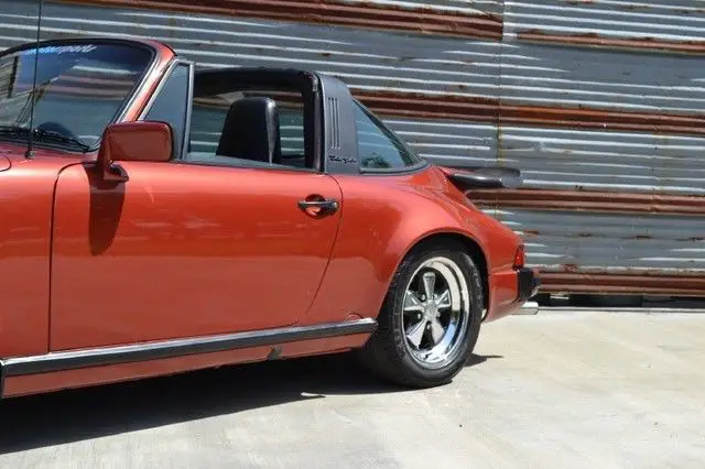 1977 porsche 911 s targa, rare color, engine rebuild, whale tail