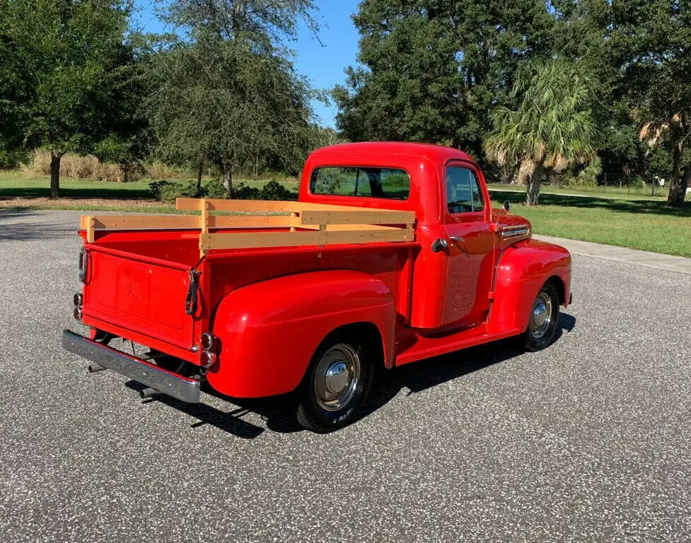 1951 ford f1 pickup truck 239 flathead v8 engine 12 volt upgrade!