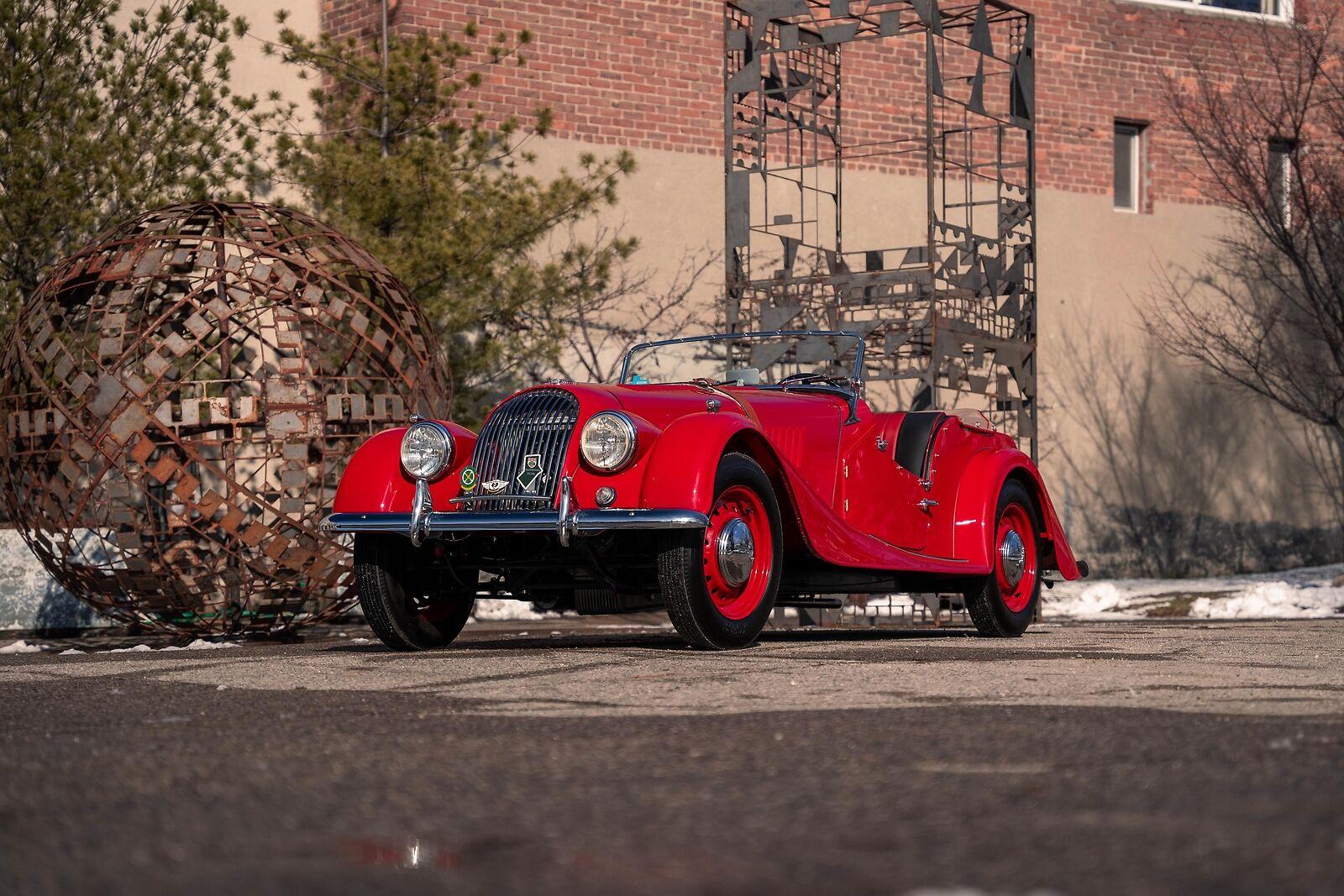 1956 morgan plus four repainted in red good condition