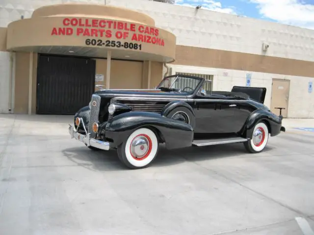 1937 lasalle convertible coupe