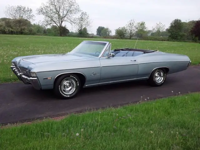 1968 impala ss convertible chevrolet chevy big block original 396 car great cond