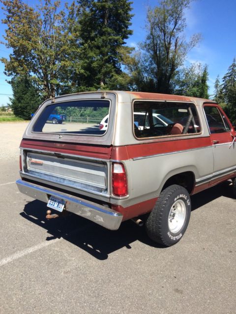 1979 dodge ramcharger 4x4 survivor 360 full convertible plymouth ram charger