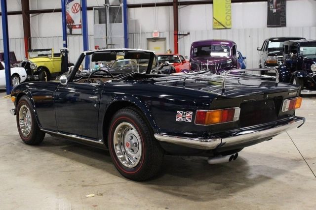 1973 triumph tr6 3326 miles mallard blue convertible 2.5l inline 6 manual