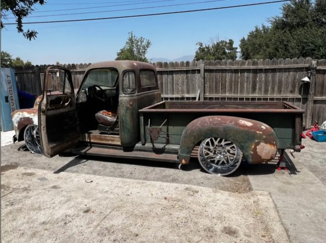 1954 chevrolet pick up truck - patina