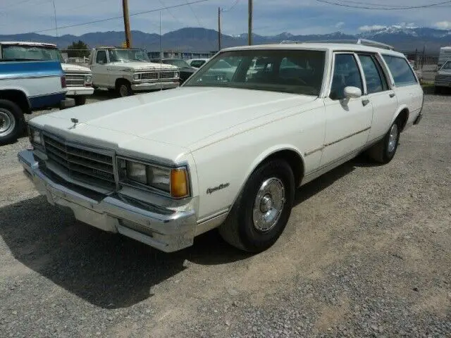 1985 chevrolet caprice classic 9 pass wagon showing 51000 ??? all power options