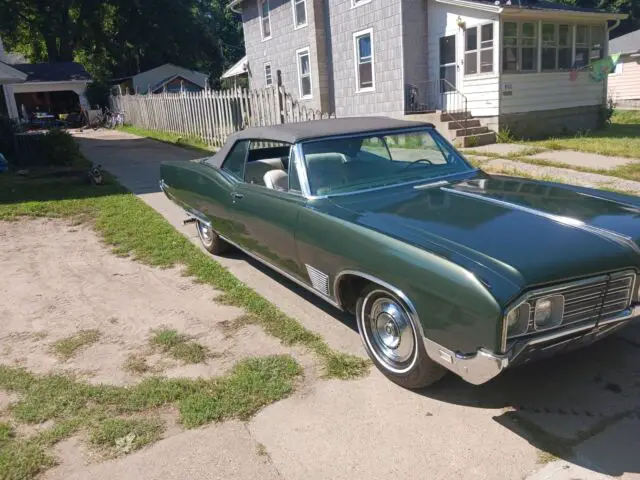1968 buick wildcat convertible green rwd automatic 430