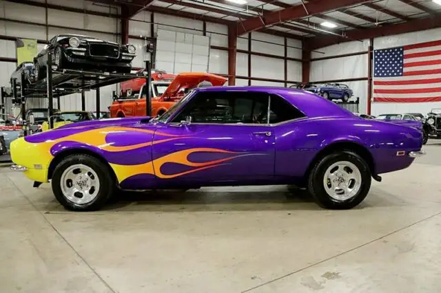 1968 chevrolet camaro z/28 67731 miles purple/flames coupe 355ci v8 4-speed manu