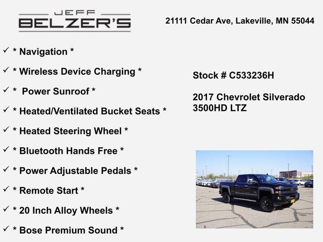 2017 chevrolet silverado 3500 ltz