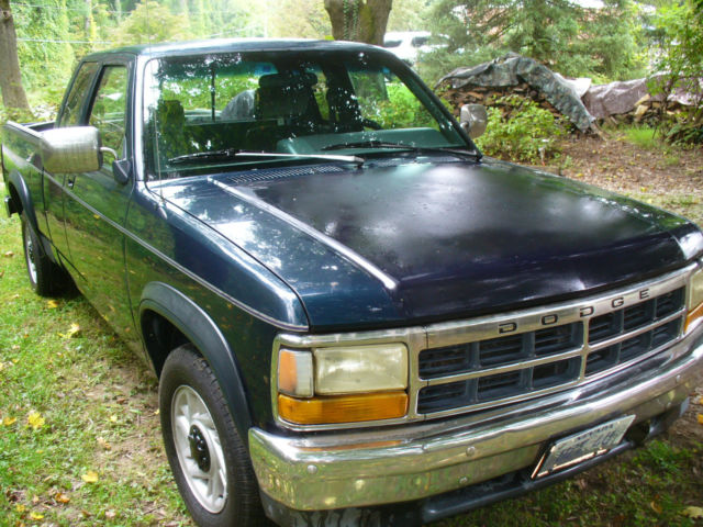 1992 dodge dakota club cab 2wd blue 3.9 v6