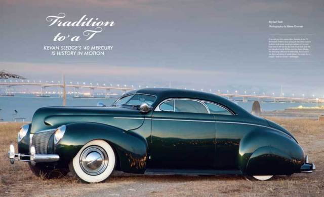 1940 mercury custom, rodder's journal cover 65, flathead, scta, ford, sled, merc