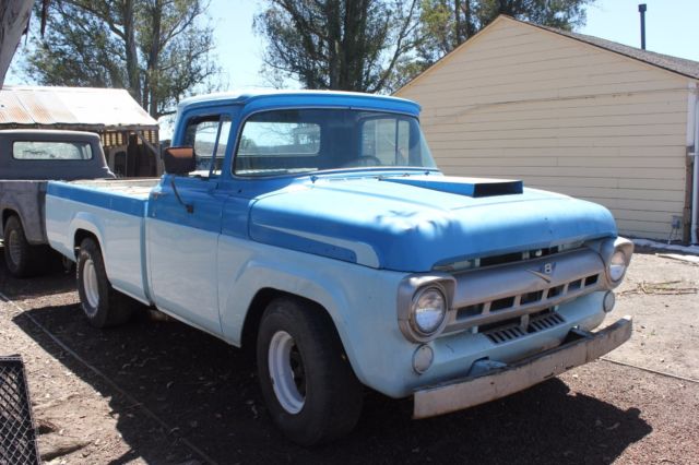 1957 ford f100 california truck with no reserve!! super project!!!