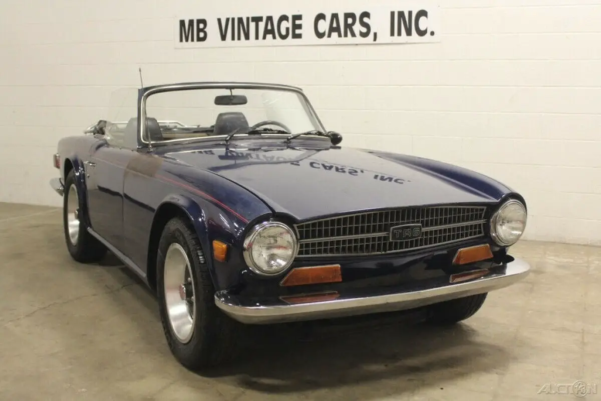 1971 tr6 roadster no reserve!