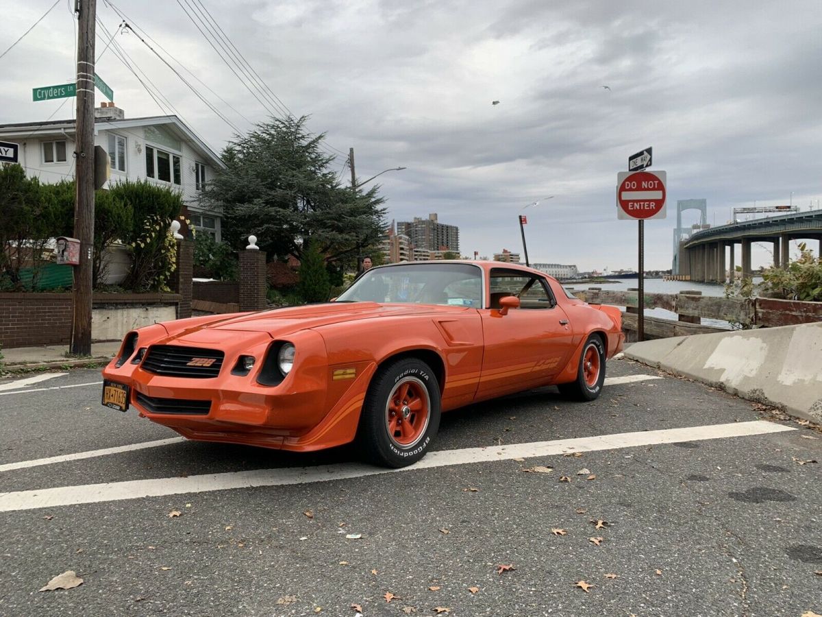 1980 chevrolet camaro z 28 coupe orange rwd automatic z/28