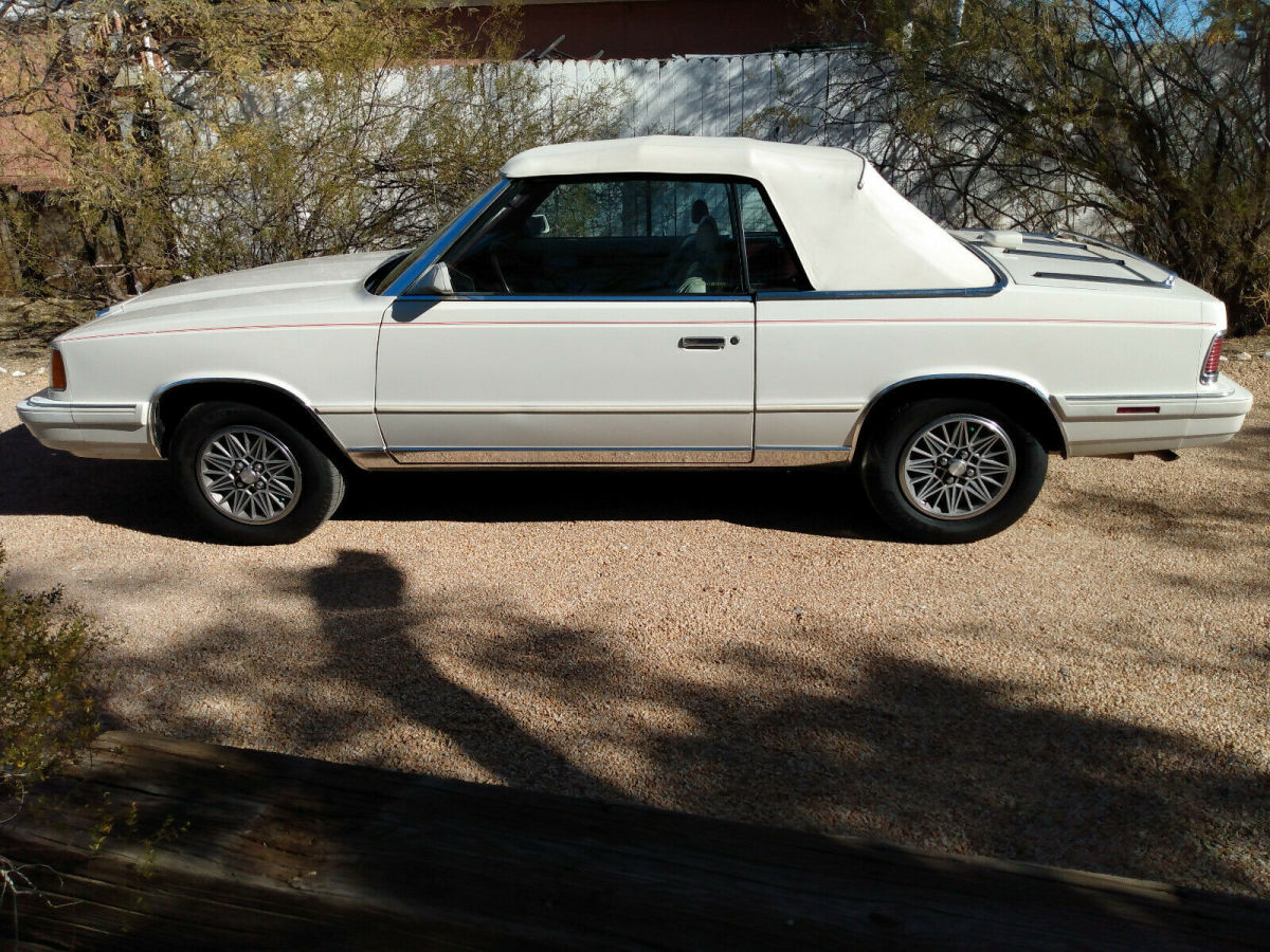 time capsule arizona triple white convertible 38,200 orig. miles garage kept car