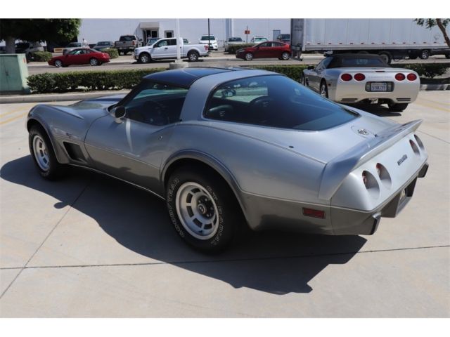 1978 chevrolet corvette 16893 miles silver 350 v8 automatic