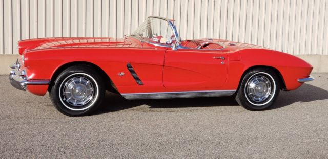 1962 chevrolet corvette extensive body-off restoration 327/300hp 4 speed