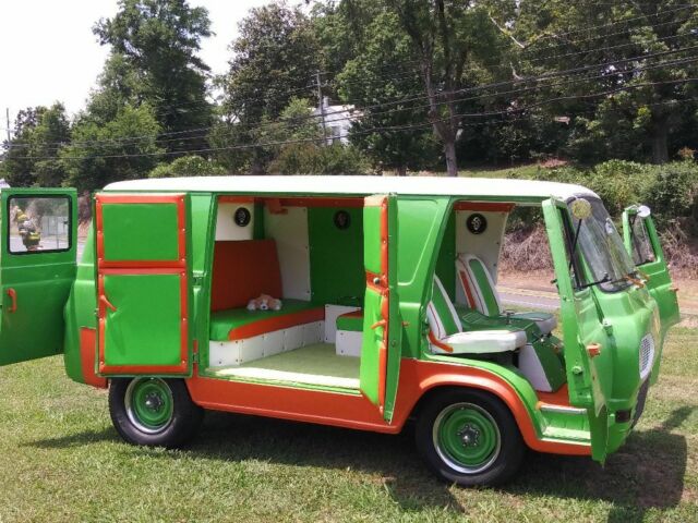 sharp, 1964 ford econoline van, gets tons of attention perfect advertisment