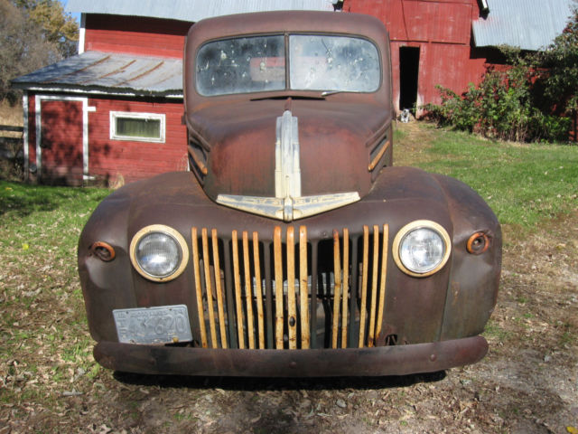 1947 ford half-ton 1/2ton pickup truck flathead v8 project farm truck ratrod 47