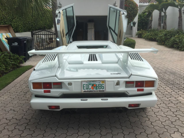 lamborghini countach 1989 lp 112d 25th anniversary collector's euro version
