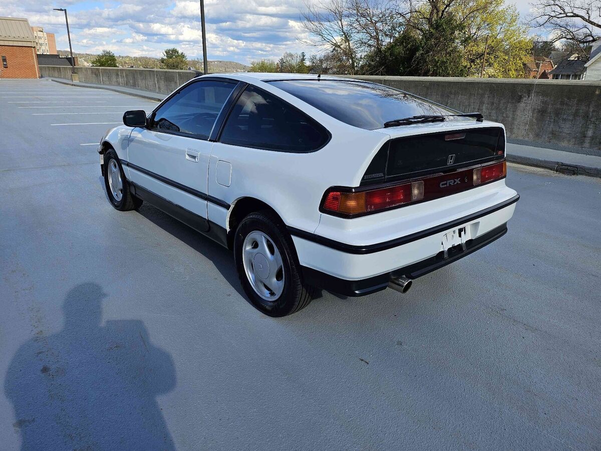 1991 honda civic coupe white crx si