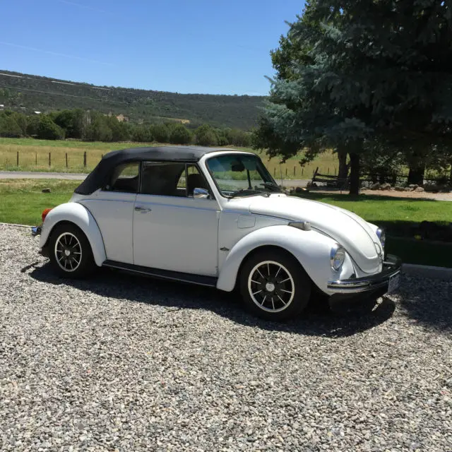 1977 volkswagen super beetle base convertible. new engine, porsche wheels