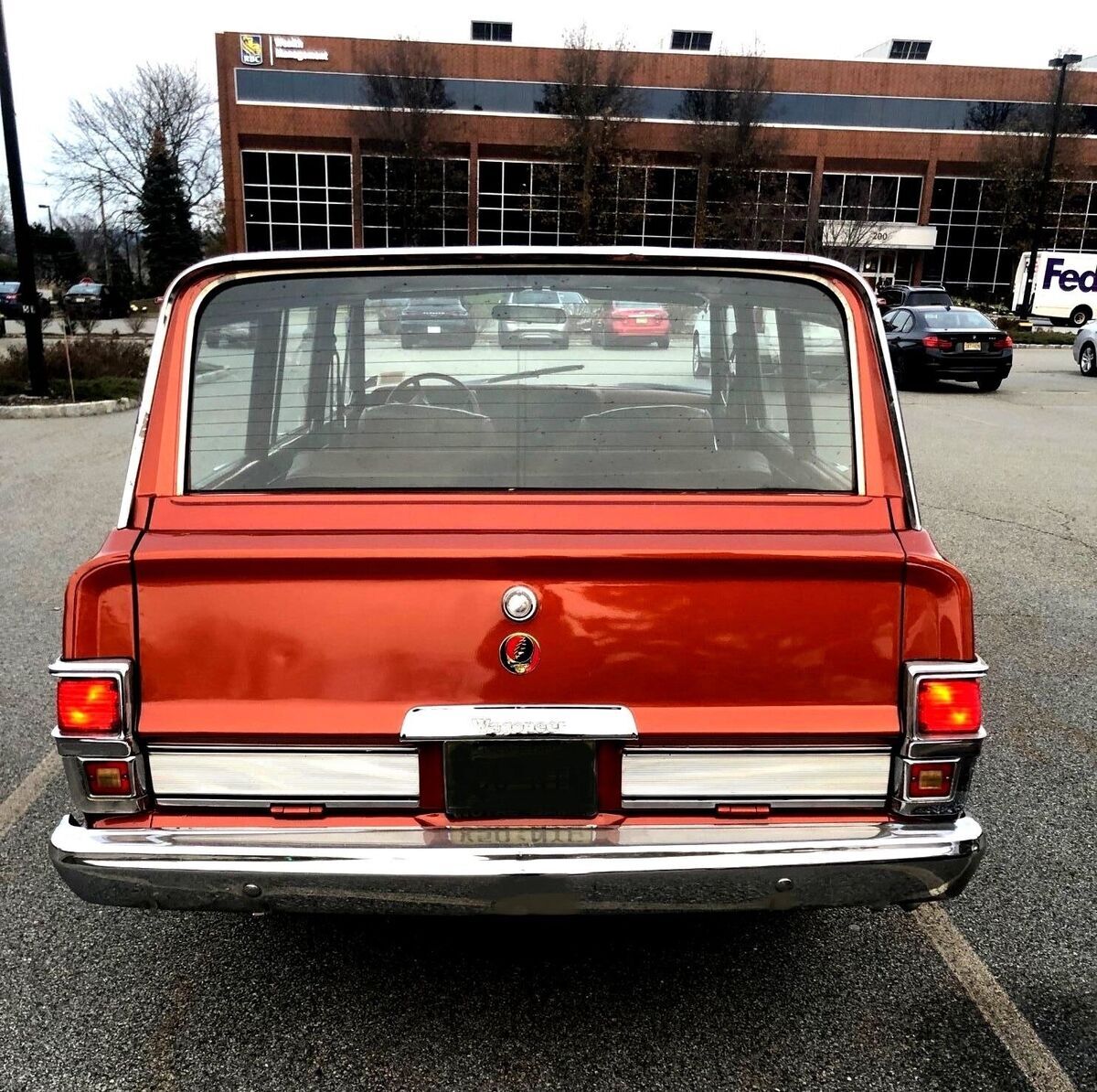 1980 jeep wagoneer red