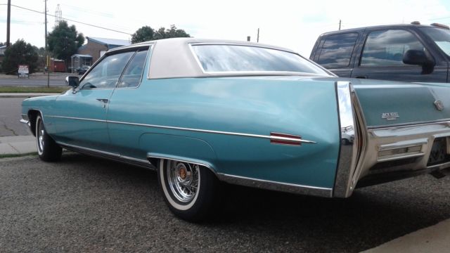 1971 cadillac deville hardtop 2-door 7.7l (26,800 miles)