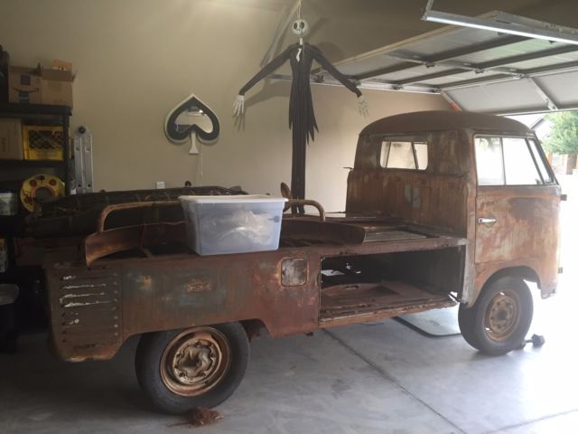 1960 vw volkswagen type ii 2 pickup truck single cab bus vanagon split window