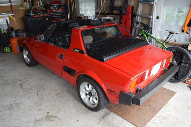 1986 fiat x1/9 in good condition