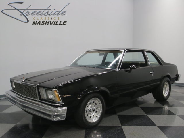 nicely built 350ci motor, th350 trans w/ 2400 rpm stall, fun sleeper malibu!