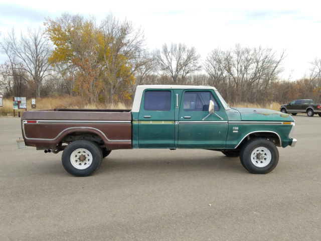 1976 ford f250 ranger xlt crew cab 4x4 4spd