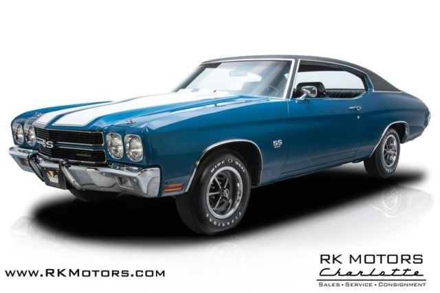 1970 chevrolet chevelle ss ls6 fathom blue hardtop 454 ls6 v8 4 speed manual