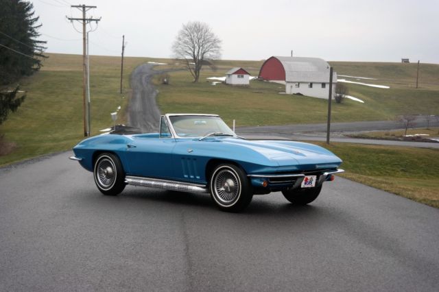 1965 chevrolet corvette frameoffrestoration*ncrstopflight*orig#smatch365hp*pw