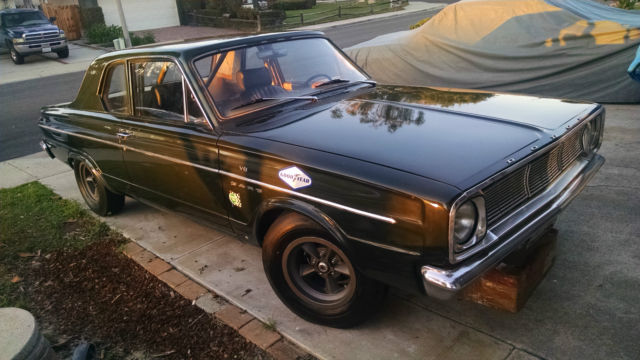 1966 dodge dart v8, disc, 8 3/4 posi, torq thrust, vintage trans am , mopar race