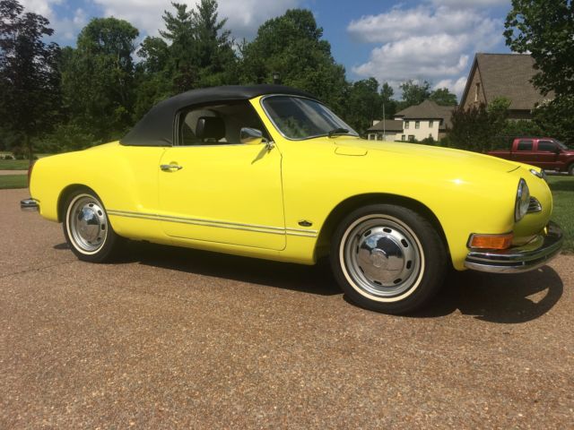 1974 volkswagen karmann ghia convertible every nut and bolt restoration