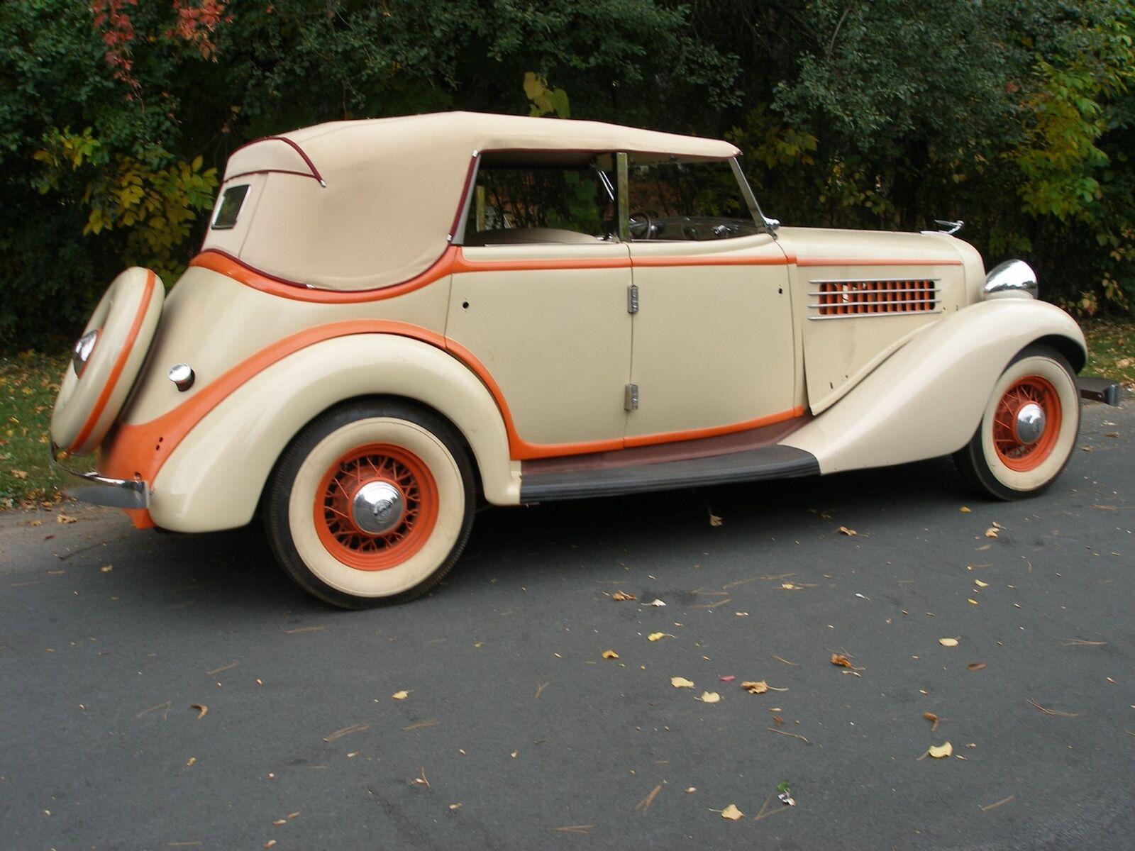 1935 auburn convertible straight 6 new paint