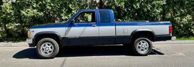 1994 dodge dakota pickup blue 4wd manual