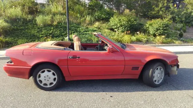 1992 mercedes benz 500sl convertible (not running)