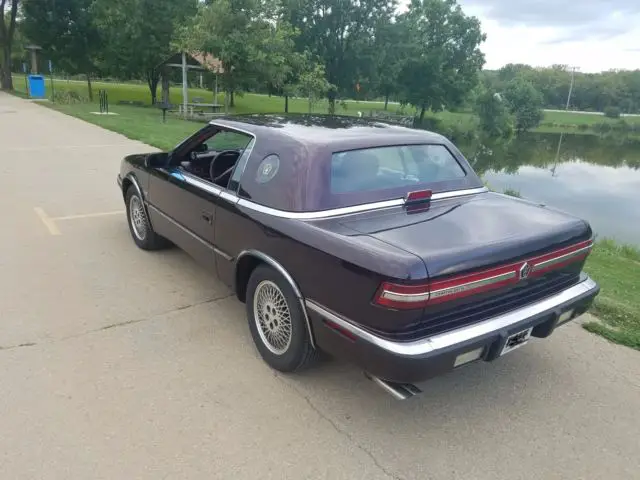 1989 chrysler tc by maserati 16v turbo 5 spd! 12k original miles! rust free