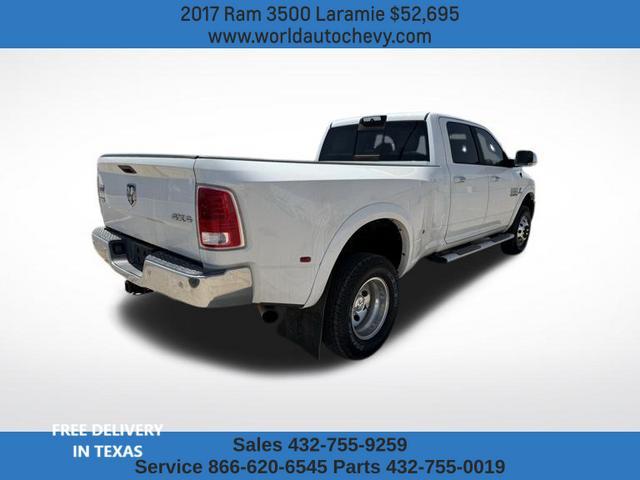2017 ram 3500 laramie crew cab 4x4 8' box