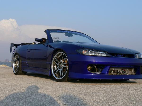 rhd nissan 240sx s15 front widebody convertible