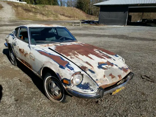 1971 datsun 240z z series dark blue on blue interior automatic