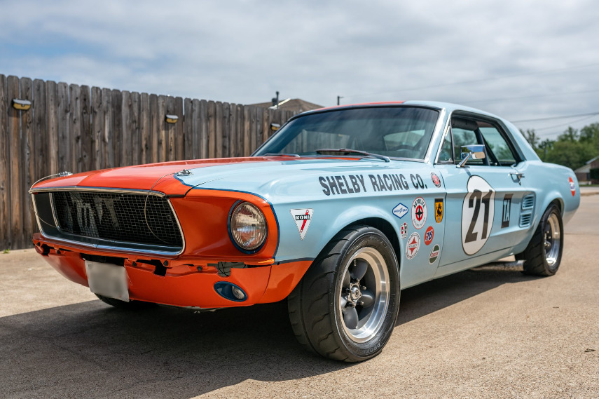 1967 ford mustang coupe 4-speed race car