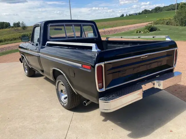 1978 ford f100 pickup black rwd automatic ranger