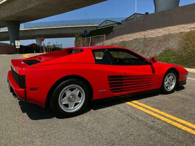 1987 ferrari testarossa coupe clean carfax lowest price around red on black wow