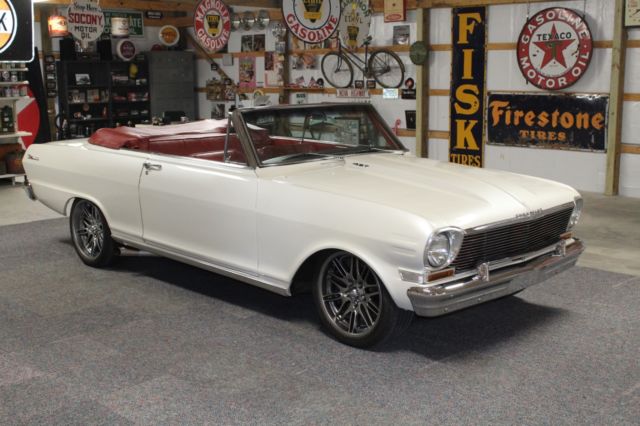 1962 convertible nova - 427 big block, 4-speed, rack & pinion, cold ac, more