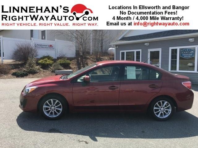 2014 subaru impreza 2.0i premium awd 2.0i premium 4dr sedan cvt for sale in ellsworth, maine